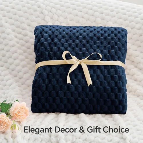 Vista 76 de BEDELITE Manta de forro polar para sofá y cama, manta decorativa de jacquard 3D de almendra, súper suave y acogedora, manta mullida cálida adecuada