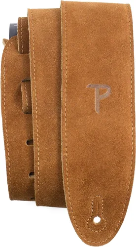 Vista 6 de Perri's Leather Ltd. - Correas ajustables de gamuza suave para guitarra