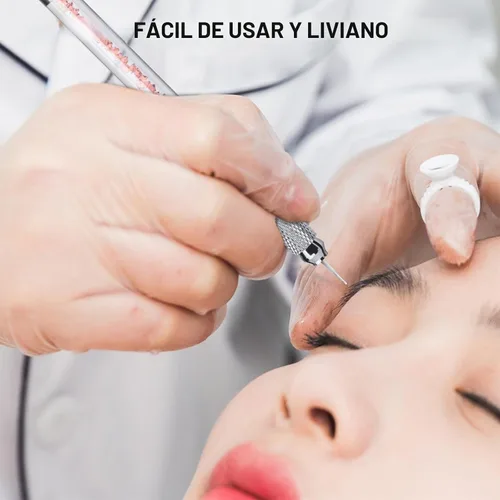 Vista 6 de Microblading Pen - Bolígrafos manuales para cejas, suministros de microcuchilla, herramienta de mano de microblading de doble cara para suministros