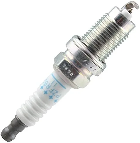 Vista 2 de NGK Bujía láser platino PZFR5D-11 7968 (paquete de 6) para escarabajo de golf Jetta Reach 0.748 in Gap 0.043 in Valor de resistencia 1K Ohm hierro