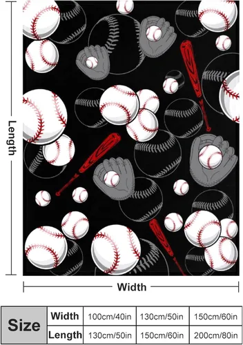 Vista 2 de Manta de fútbol súper suave, ligera y acogedora con impresión 3D de franela de béisbol y baloncesto para fanáticos del deporte, regalos para niños