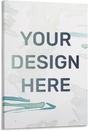 Vista 7 de Lienzo enmarcado con cita personalizada, lienzo motivacional positivo, arte de pared, crea tus propias imágenes, póster personalizado para sala