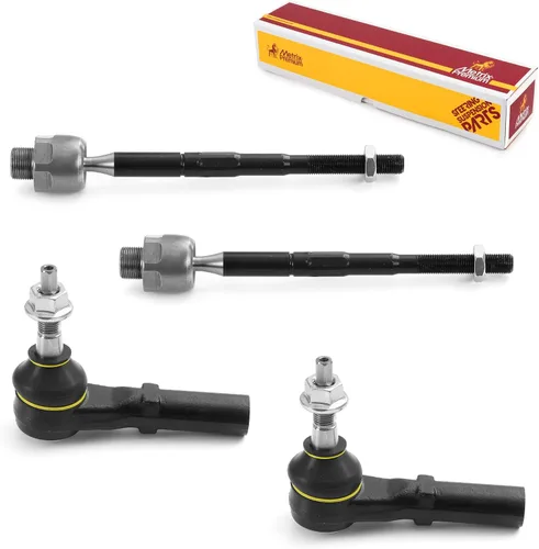 Vista 227 de Metrix Premium Chassis Parts - Kit de 4 piezas de extremos de barra de acoplamiento frontal exterior e interior compatible con Nissan Pathfinder