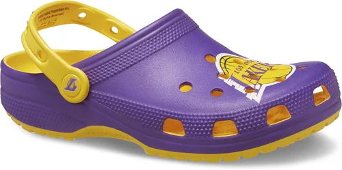 Vista 6 de Crocs Zuecos clásicos de Los Angeles Lakers de la NBA para hombre
