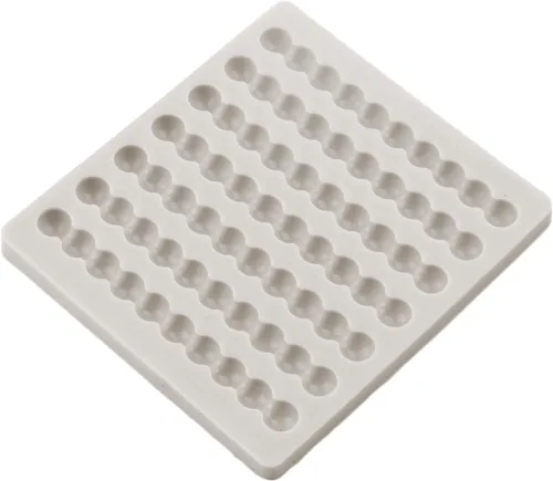 Vista 9 de Moldes de silicona con bordes de perlas, molde redondo para cadena de perlas para decoración de tartas, decoración de cupcakes, caramelo y goma