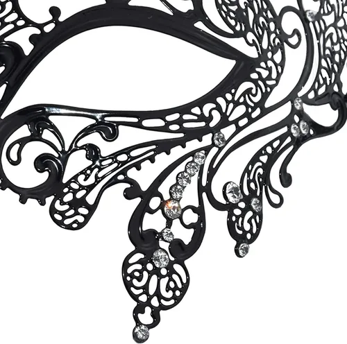 Vista 5 de Juego de 2 máscaras venecianas para parejas, máscara de baile de máscaras, carnaval Mardi Gras