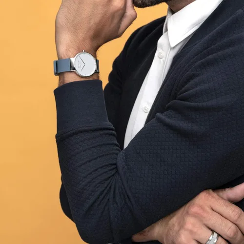 Vista 5 de Bering Unisex Analogue Quartz Max René Collection Watch with Silicone Strap and Sapphire Glass