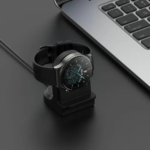 Vista 5 de Base de carga magnética compatible con Huawei Watch GT5/GT5 Pro/GT4/GT3/GT3 SE/GT2 Pro, reloj D2/4/4 Pro/3/3 Pro, nuevo cable de carga USB de 3.3