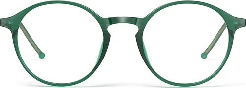 Vista 4 de VISOONE Round Lightweight Blue Light Blocking Glasses Women Men Fashion Cute Thin Eyewear Niko