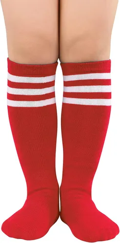 Vista 2 de American Trends Calcetines de béisbol para niños pequeños, calcetines de fútbol para niños, calcetines atléticos de tubo para niñas y niños