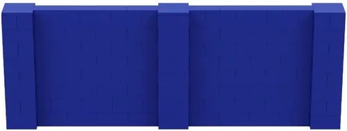 Vista 159 de EverBlock Kit de pared de 5 x 4 pies Bloques de construcción modulares Sistema de pared para edificios, pantallas y estructuras Divisor
