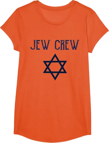 Vista 43 de Camiseta Jew Crew Jewish Star, gris, S