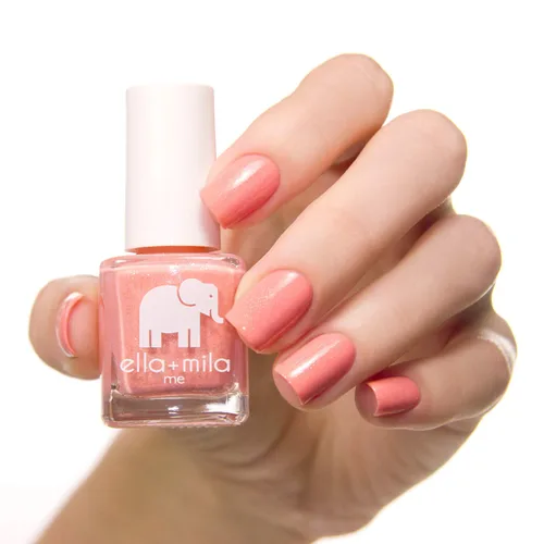 Vista 2 de ella+mila Profesional, Secado Rápido, Larga Duración y Resistente a Astillas, Esmaltes de Uñas Me Collection (Cotton Candy - 0.24 fl oz)