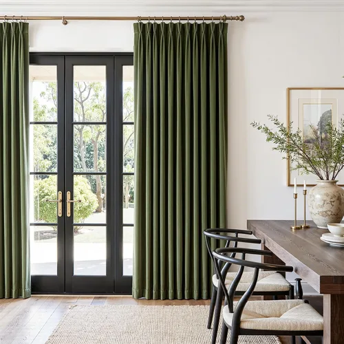 Vista 27 de Cortinas opacas de terciopelo gris pardo de 96 pulgadas de largo, para sala de estar y dormitorio, modernas, elegantes y de lujo, bloqueo de luz