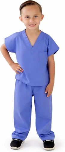 Vista 9 de Natural Uniforms - Juego de uniforme para hacer aseo para niños (tacto suave), 4
