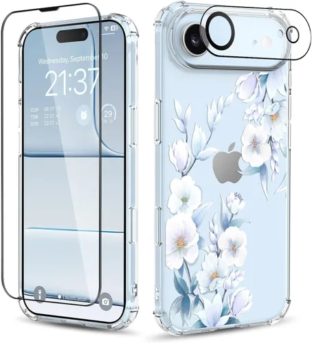 Vista 105 de Funda para iPhone 13 y iPhone 14 (6.1 pulgadas), funda protectora delgada de poliuretano termoplástico suave a prueba de golpes, bonito