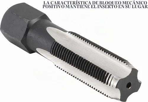 Vista 3 de OEMTOOLS 25649 Kit de reparación de rosca de culata de 14 mm, herramienta de mecánico para reajustar culatas, incluye tope/escariador combinado