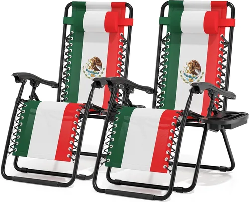 Vista 13 de Magshion Zero Gravity - Silla de camping reclinable, color negro