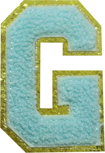 Vista 95 de 4 parches de letras de felpilla negra, parches de letras termo-adhesivas de 2.2", parches de letras de felpilla para ropa (S)
