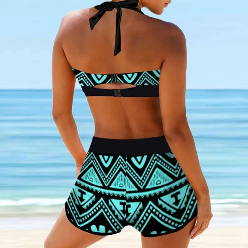 Vista 4 de Traje de baño para mujer, sexy, transpirable, acolchado, para playa, para spa