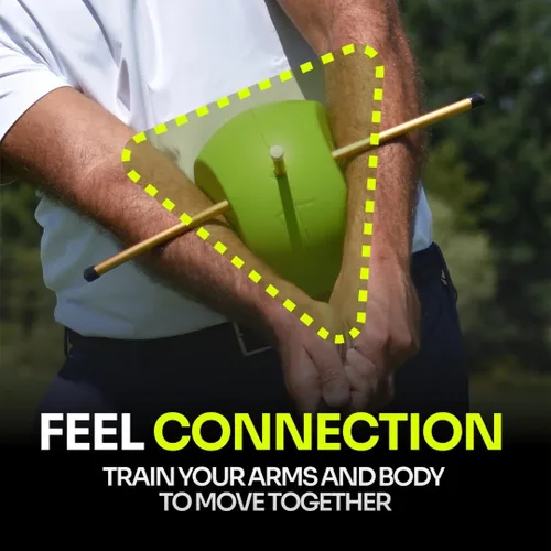 Vista 5 de The Connector Golf Training Aid - Entrenador de swing simple y eficaz para perfeccionar la mecánica, aumentar la precisión y mejorar tu juego El