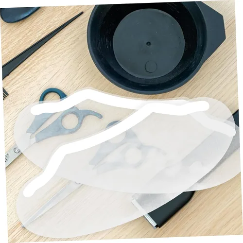 Vista 8 de 50 unids corte de pelo Escudo de ojos Salon Eye Shields Shower Face Hair Protector para corte de pelo