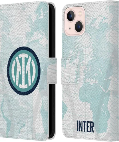 Vista 87 de Head Case Designs Officially Licensed Inter Milan Away 2025/26 Crest Kit Leather Wallet Case Compatible with Apple iPhone 11