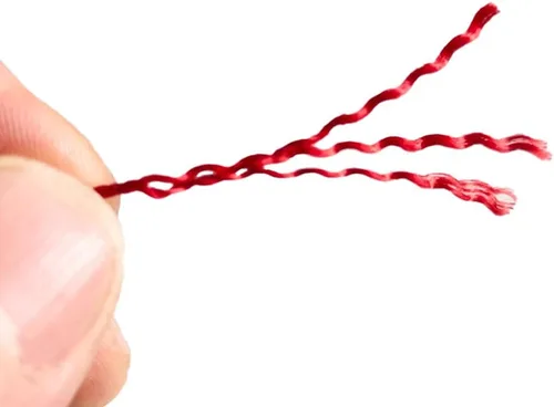 Vista 6 de Cuerda de seda torcida de poliéster de 0.039 in, 240 yardas, hilo de 3 capas para manualidades, macramé, colgantes, joyas, pulseras de la amistad
