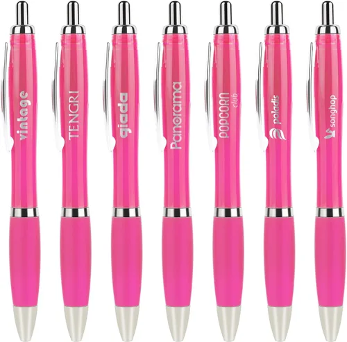 Vista 14 de 100 bolígrafos personalizados a granel personalizados con tu nombre, texto, mensaje para negocios, graduación, aniversarios