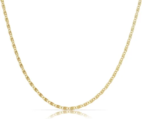 Vista 7 de CAROVO Gargantilla para mujer, delicado collar chapado en oro de 14 quilates, con lentejuelas y puntos brillantes, caja de clip satélite, collares