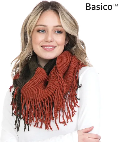 Vista 2 de Bufandas infinitas para mujer, modernas, suaves y de invierno