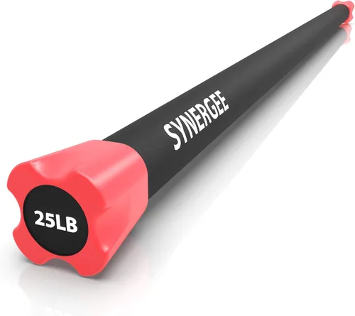 Vista 14 de Synergee - Juego de barras de entrenamiento con peso, varios pesos disponibles, acolchadas, para tonificar el cuerpo, ganar fuerza y mejorar