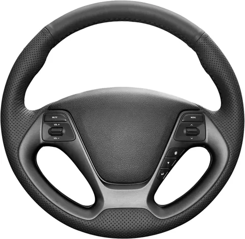 Vista 7 de mewant Customized piel de microfibra coche funda de volante para Kia K3 2013/Kia K2 Rio 2015 2016/Kia Ceed CEE 'D 2012 – 2017/Kia Cerato 2013 – 2017