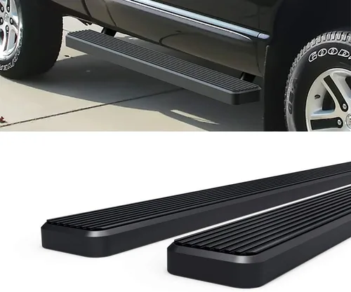 Vista 6 de APS Estribos de 5 pulgadas, color negro, compatibles con Dodge Ram 1500 2002-2008 Regular Cab & Ram 2500 3500 2003-2009