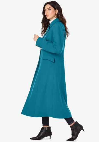Vista 4 de Roaman's Women's Plus Size Long Wool-Blend Coat