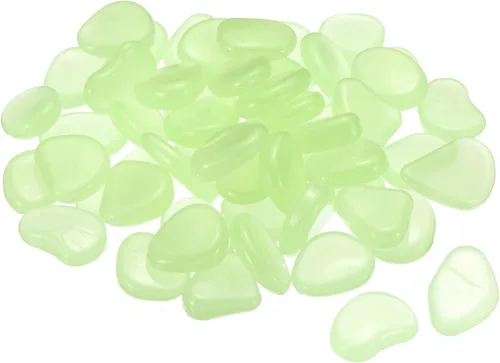 Vista 8 de MECCANIXITY 100 piedras brillantes de 0.78 a 1.18 pulgadas (20 a 1.181 in), decoración en la oscuridad, piedras luminosas, decoración de bricolaje
