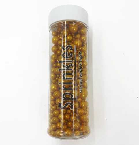 Vista 4 de Caramelos de azúcar comestibles con perlas de 120 g/ 4.2 oz para hornear comestibles para pasteles, decoración de cupcakes, decoraciones de helado