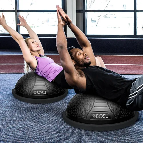 Vista 4 de Bosu Pro NexGen 25IN Home Fitness Exercise Gym Balance Trainer with Pump
