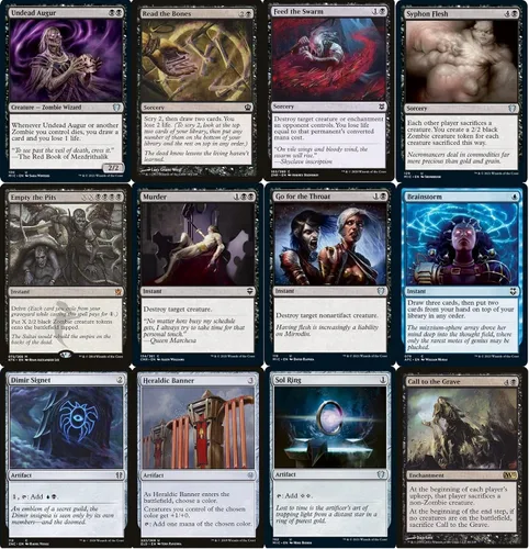 Vista 5 de Elite Zombie Commander Deck - El dios escarabajo - Dimir - Negro Azul - EDH - 100 cartas - Magic The Gathering Deck - Muy fuerte