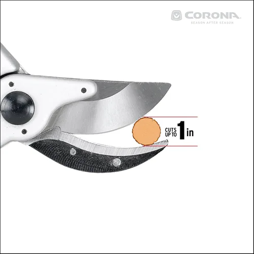 Vista 6 de Corona Tools BP 6250 MAXFORGED Podadora de derivación de aluminio, capacidad de corte de 1 pulgada, tijeras de podar manuales profesionales con hoja