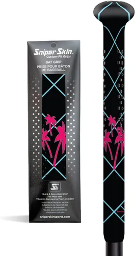Vista 6 de SNIPER SKIN Baseball & Softball Bat Grip - Replacement Bat Grip Wrap - Easy Install, Strong, Waterproof, Tacked for Performance