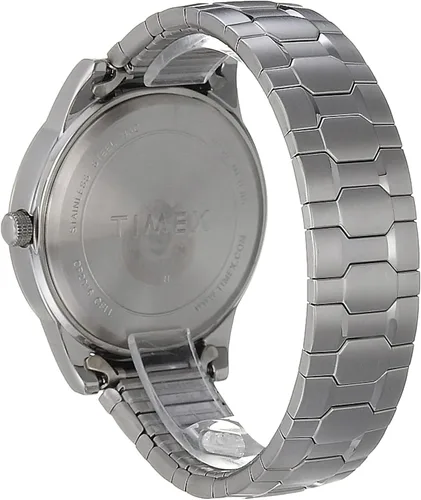 Vista 5 de Timex Tribute Citation - Reloj de cuarzo de 1.654in para hombre con correa de acero inoxidable