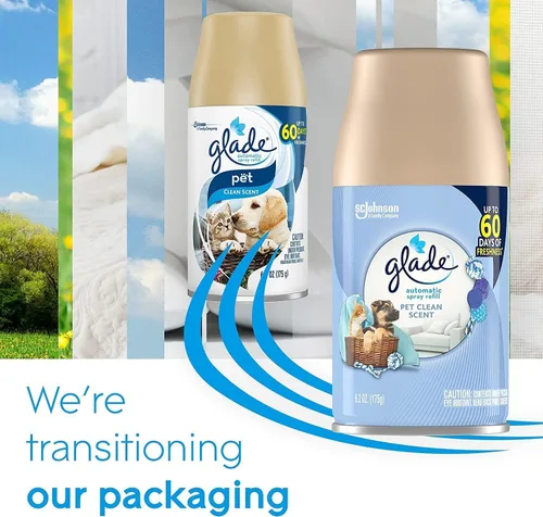 Vista 7 de Recambio automático de ambientador en aerosol, aroma limpio para mascotas, 6.2 onzas (paquete de 4)