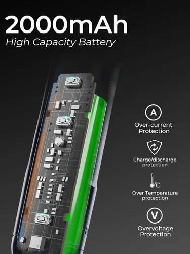 Vista 5 de DongCheng - Destornillador eléctrico inalámbrico de 4 V, destornillador recargable con batería de 2000 mAh con 3 ajustes de par de hasta 5 N.m, 300