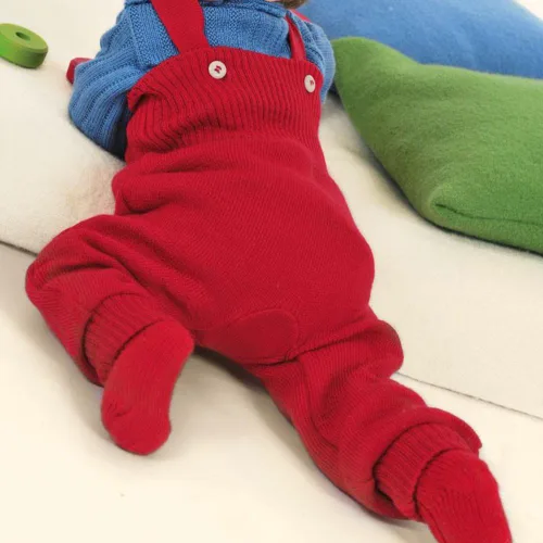 Vista 5 de Pantalones de lana para bebés ropa de punto de lana merino orgánica para niños y niñas, recién nacido - 4 años