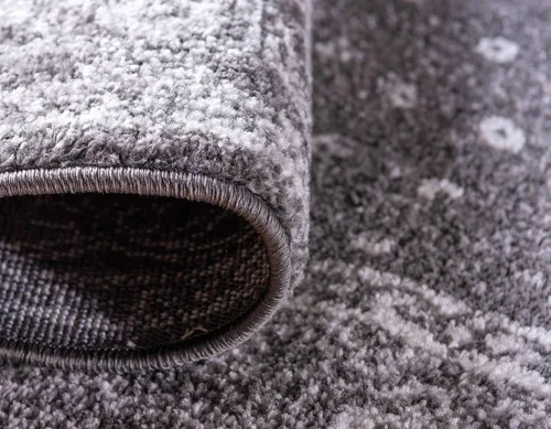 Vista 6 de Unique Loom colección Bromley - Alfombra de área Midnight (rectángulo de 2 x 3 pies 1 pulgada, gris oscuro/gris)