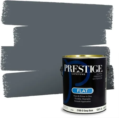 Vista 82 de Prestige Paints - 2 en 1, pintura base y pintura de exterior, E100-N-SW6988