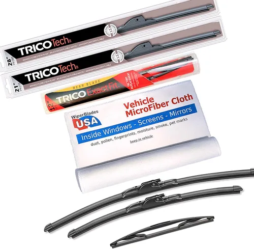 Vista 15 de WiperBladesUSA Limpiaparabrisas de Hoja Beam compatibles con BMW 530i 1975 (Juego de 2) Limpiaparabrisas