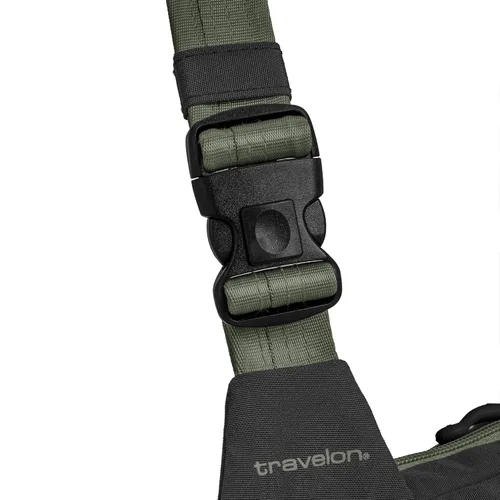 Vista 10 de Travelon Eslinga compacta antirrobo The Voyages Negro