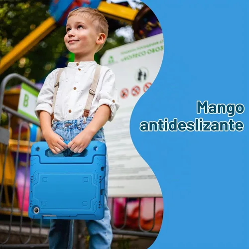Vista 3 de JETech Funda infantil para Samsung Galaxy Tab A8 de 10.5 pulgadas 2022 (SM-X200/X205/X207) con protector de pantalla integrado, funda protectora a